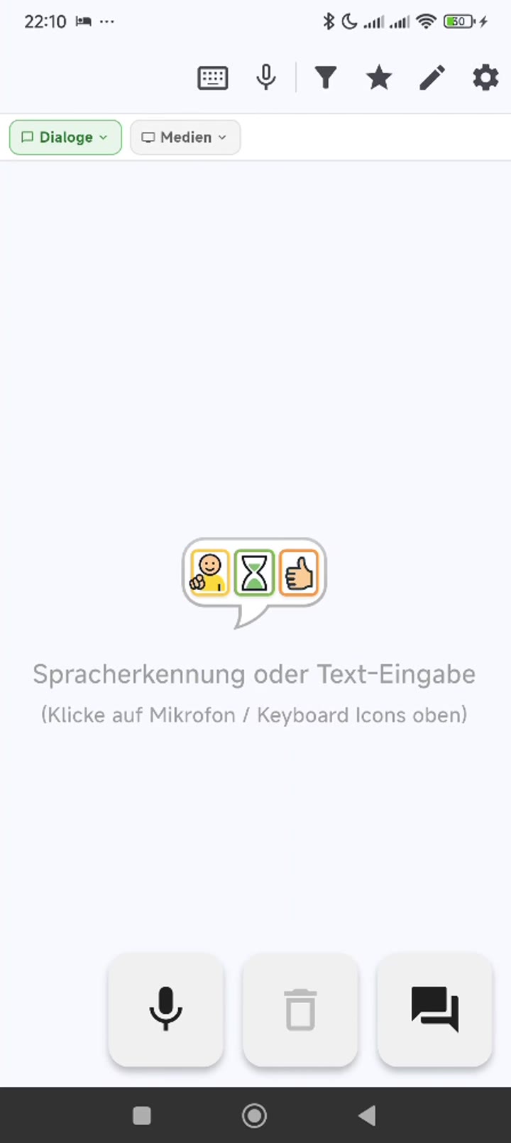 Fremdsprachen in Symbolsprache übersetzen